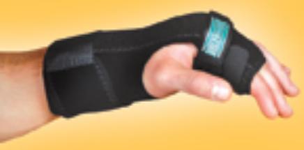 Hand / Finger Brace TKO Standard Neoprene / Nylon / UBL Left Hand Black One Size Fits Most (Each)