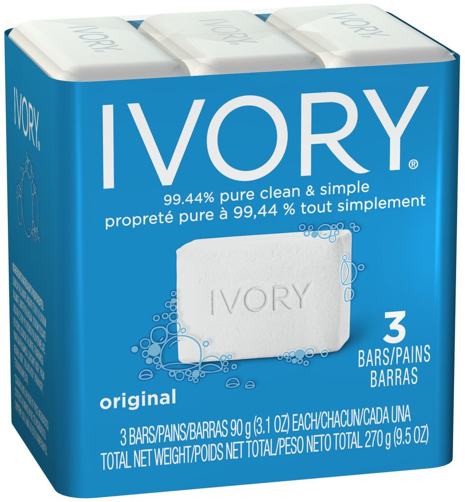 Care Line Soap Ivory Bar 3 oz. Individually Wrapped Light Scent (72/CS) 
