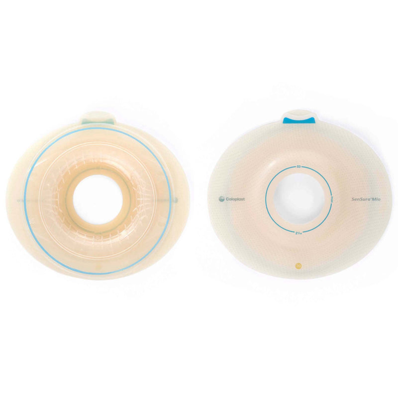 SenSura Mio Convex Flex Ostomy Barrier, 35 mm Stoma Opening, Red Color Match (Box of 5)