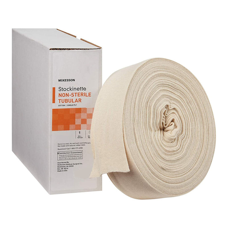 McKesson Beige Cotton Tubular Stockinette, 8 Inch x 25 Yard (Case of 4 Rolls)