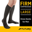 3M Company 3M Futuro Compression Socks, Calf High, Black (12/BX) 