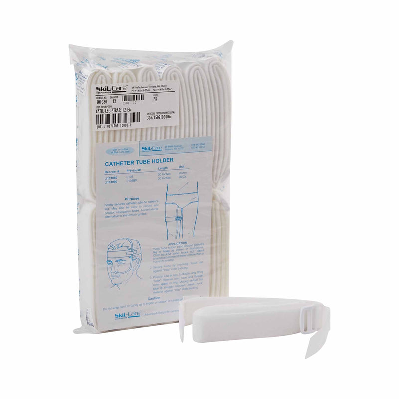 SkiL-Care Catheter Leg Straps, 30 Inch (Pack of 12)
