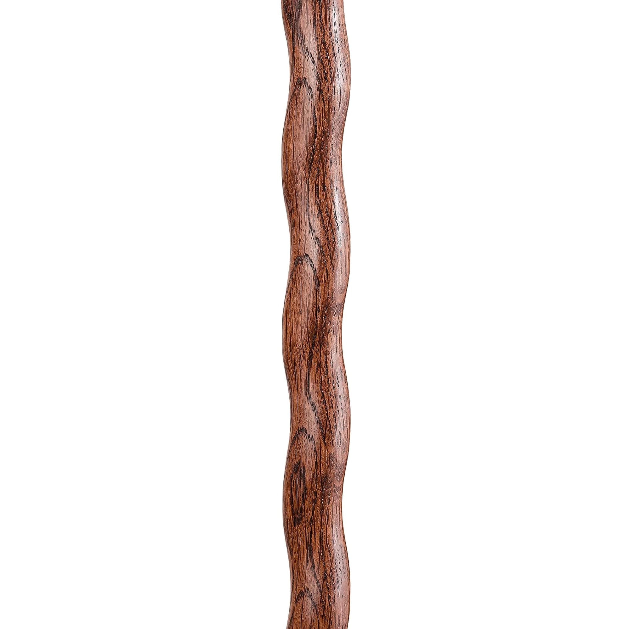 Mabis Healthcare Brazos FitnessWalker Handcrafted Walking Stick, 48-Inch, Red 