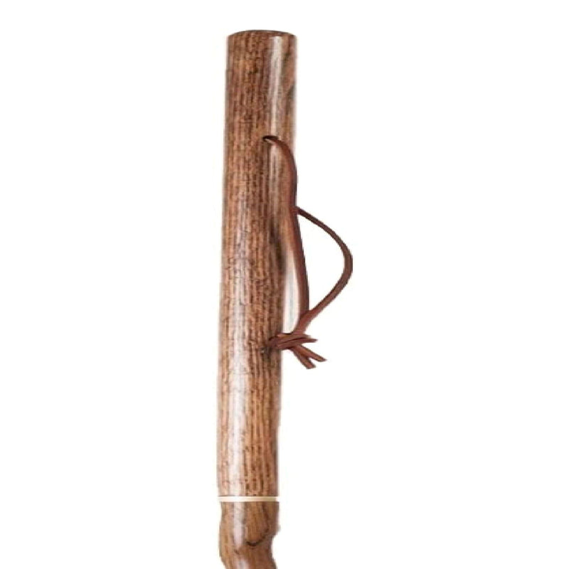 Brazos Twisted Oak Traveler's Handcrafted Walking Stick, 55-Inch