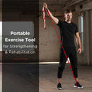 Performance Health Exercise Resistance Band with Loops TheraBand CLX Consecutive Loops Red 4 Inch X 5 Foot Medium Resistance 