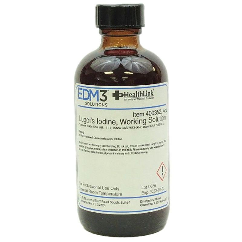 EDM 3 LLC Lugol's Iodine Stain 4 oz. 