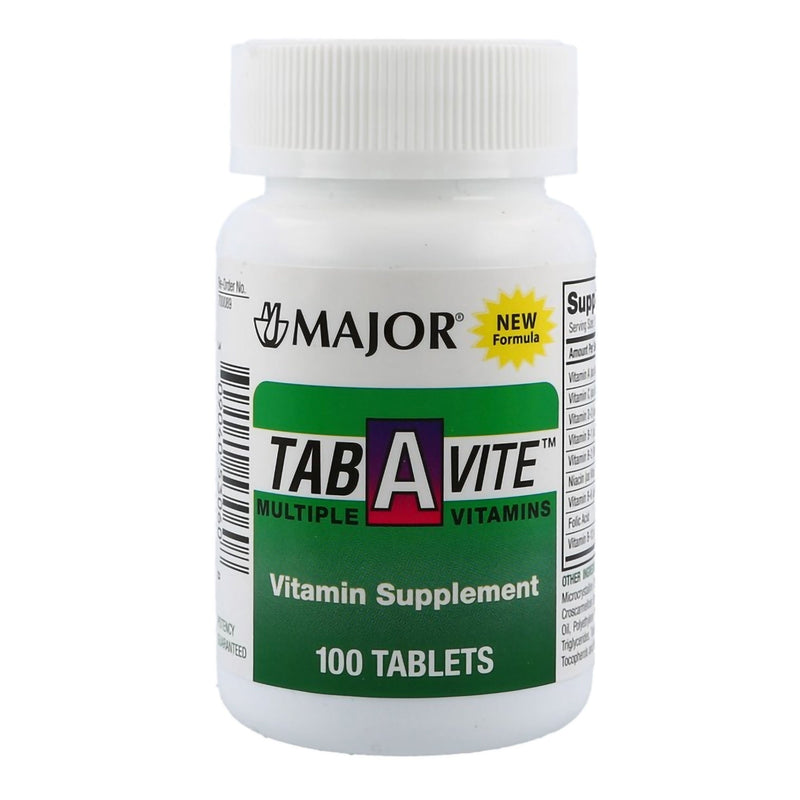 Major Tab-A-Vite Multivitamin Supplement (Bottle of 100)