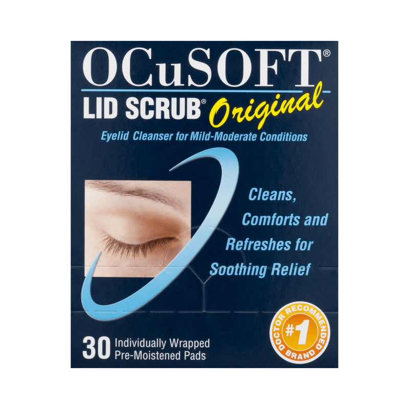 OCuSOFT Lid Scrub Eyelid Cleanser (Box of 30)