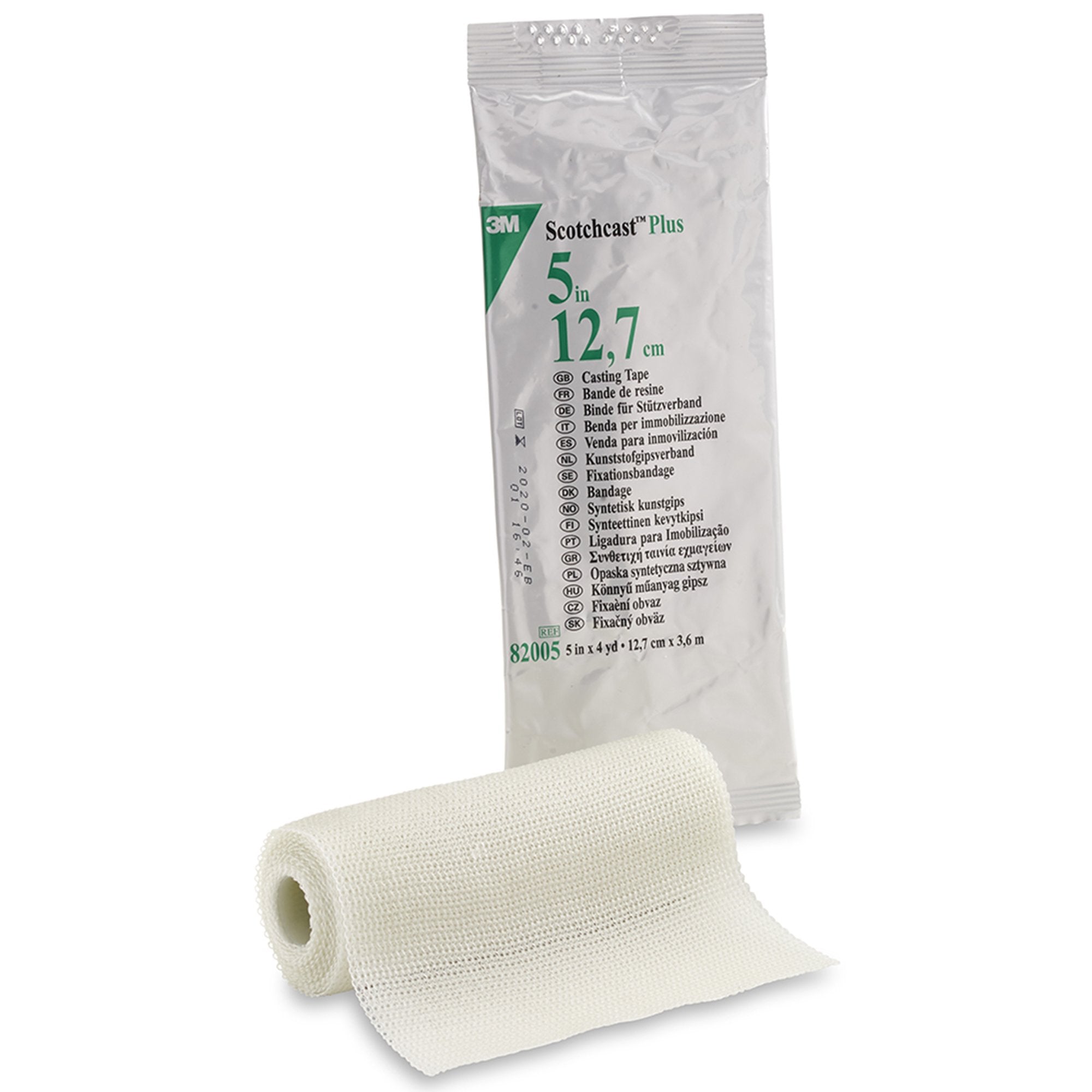 Solventum Corporation 3M Scotchcast Plus Cast Tape, White, 5 Inch x 4 Yard (10/CS) 