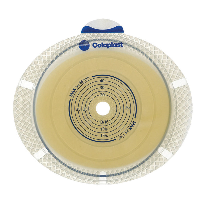 Coloplast SenSura Flex Xpro Flat Ostomy Barrier Trim to Fit 10 – 33 mm, Green Color Match (10/BX)