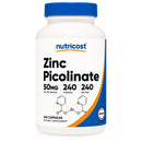 Nutricost Dietary Supplement nutricost Zinc Picolinate 50 mg Strength Capsule 240 Per Bottle (12/CS) 