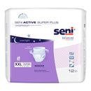 TZMO USA Inc Seni Active Super Plus Overnight Heavy Absorbent Underwear, 2X-Large (48/CS) 