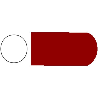 SklarTip Non-Vented Instrument Protectors - 19mm x 10mm, Maroon - 96-1500 