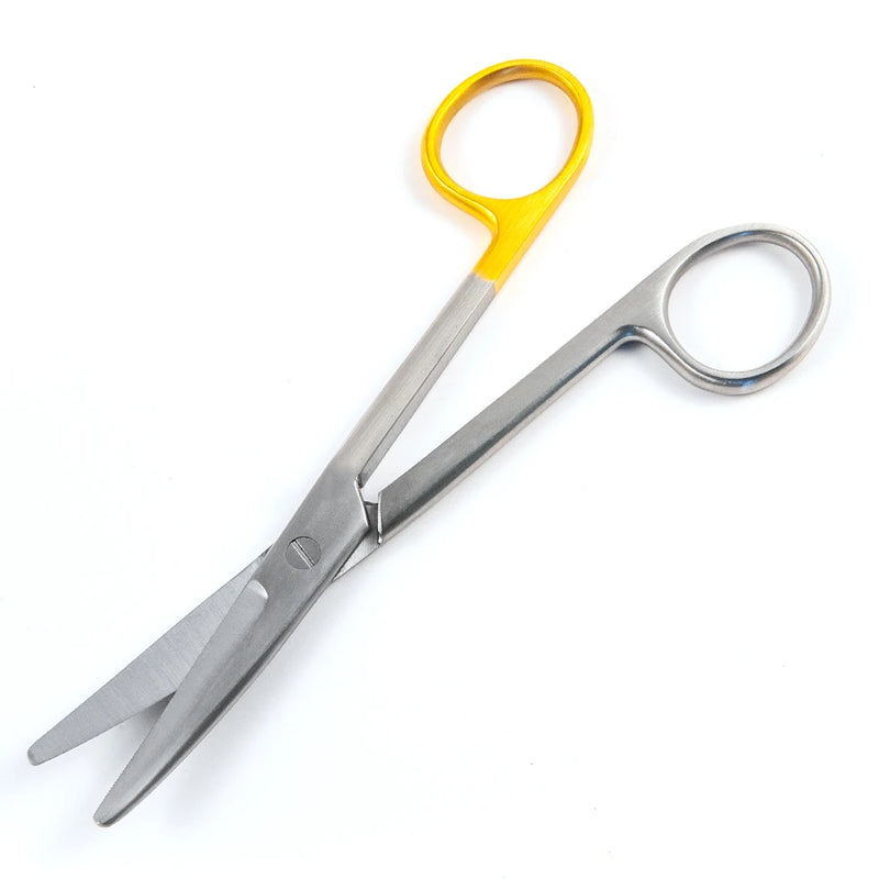 Sklarcut Mayo Dissecting Scissors - 6-3/4", Curved, 1 Standard Edge, 1 Micro-Serrated Edge - 15-3565