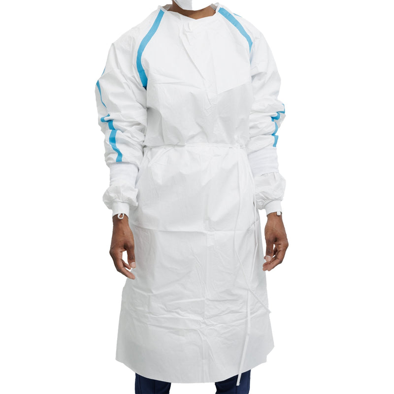 Contec Inc Chemotherapy Procedure Gown Contec CritiGear 6X-Large / 7X-Large White NonSterile ASTM D6978-05 Disposable (30/CS) 