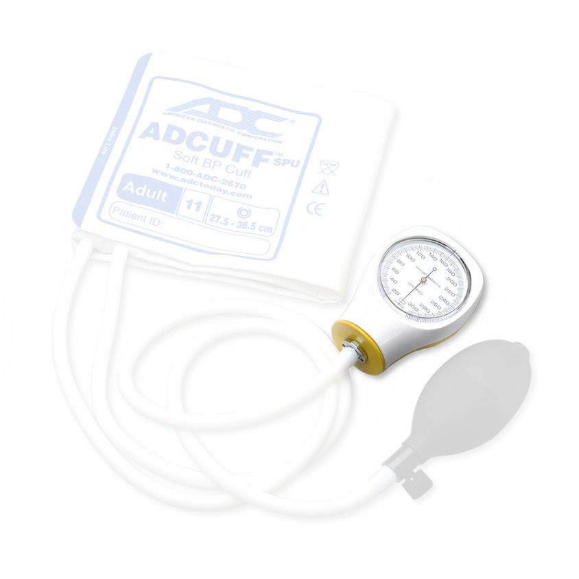 ADC 809SPU Gauge for Prosphyg SPU Disposable Sphygmomanometer - with Bulb and Cuff