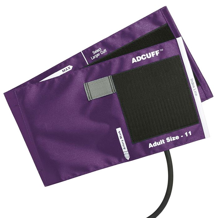 ADC Adcuff Cuff and Bladder with One Tube - Adult  Purple