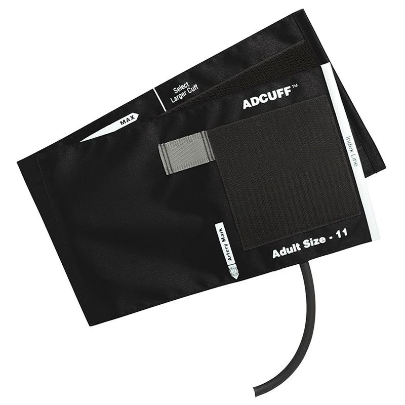 ADC Adcuff Cuff and Bladder with One Tube - Adult - Black