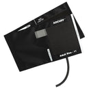 ADC Adcuff Cuff and Bladder with One Tube and Female Luer Connector - Adult - Black
