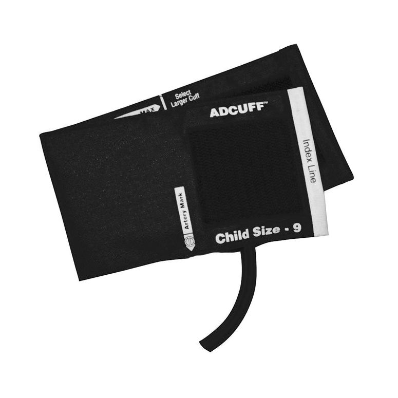 ADC Adcuff Cuff and Bladder with One Tube - Child  Black
