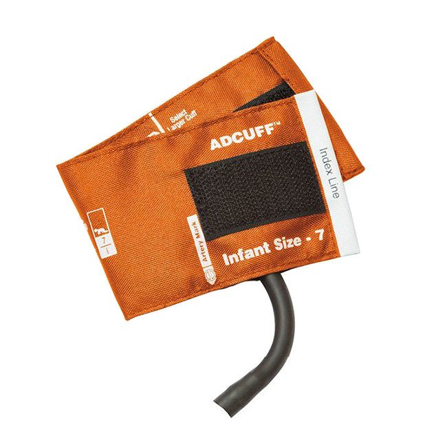 ADC Adcuff Cuff and Bladder with One Tube - Infant  Orange