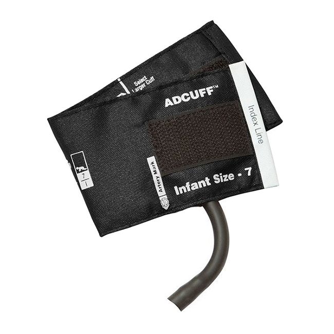 ADC Adcuff Cuff and Bladder with One Tube - Infant  Black