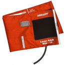 ADC Adcuff Cuff and Bladder with One Tube - Large Adult - Orange