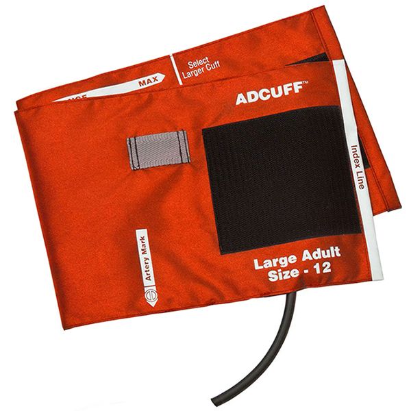 ADC Adcuff Cuff and Bladder with One Tube - Large Adult  Orange