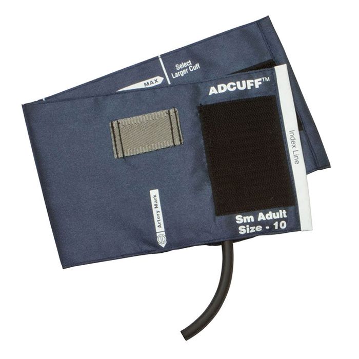 ADC Adcuff Cuff and Bladder with One Tube - Small Adult  Navy