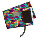 ADC Adcuff Cuff and Bladder with One Tube - Small Adult  Puzzle Pieces
