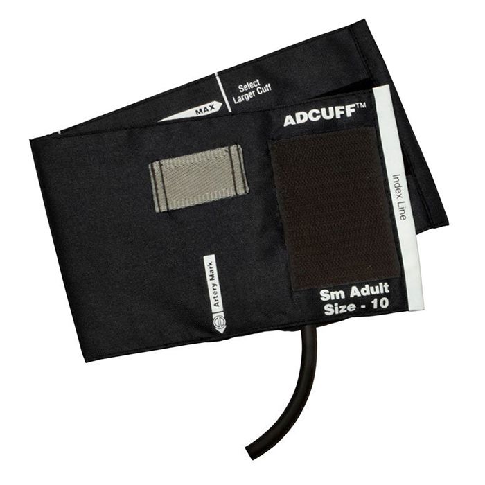 ADC Adcuff Cuff and Bladder with One Tube - Small Adult - Black