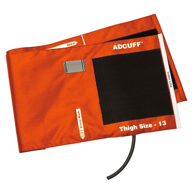 ADC Adcuff Cuff and Bladder with One Tube - Thigh  Orange