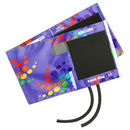 ADC Adcuff Cuff and Bladder with Two Tubes - Adult - Peter's Blue Swirly