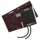 ADC Adcuff Cuff and Bladder with Two Tubes - Adult - Burgundy