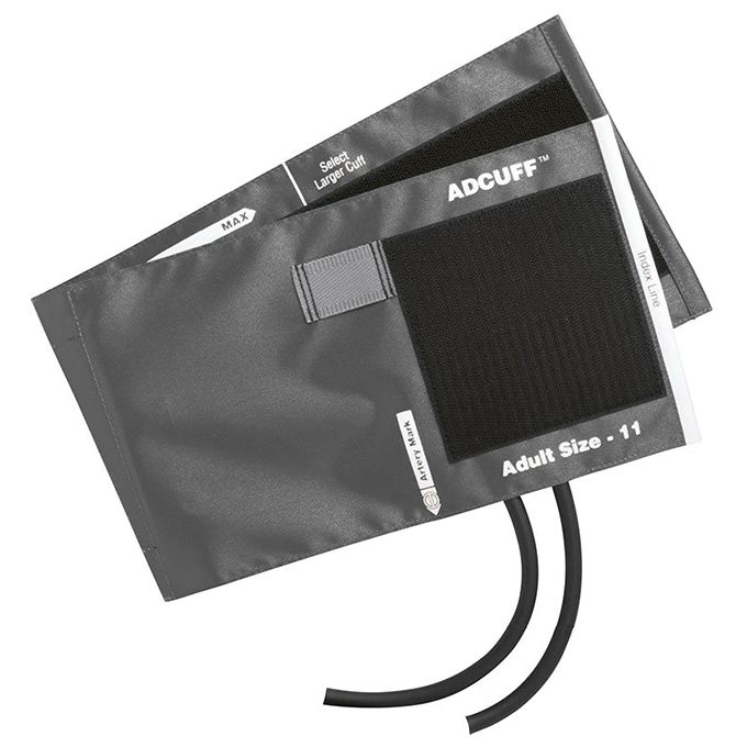 ADC Adcuff Cuff and Bladder with Two Tubes - Adult  Gray
