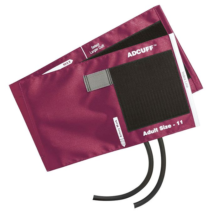 ADC Adcuff Cuff and Bladder with Two Tubes - Adult  Magenta