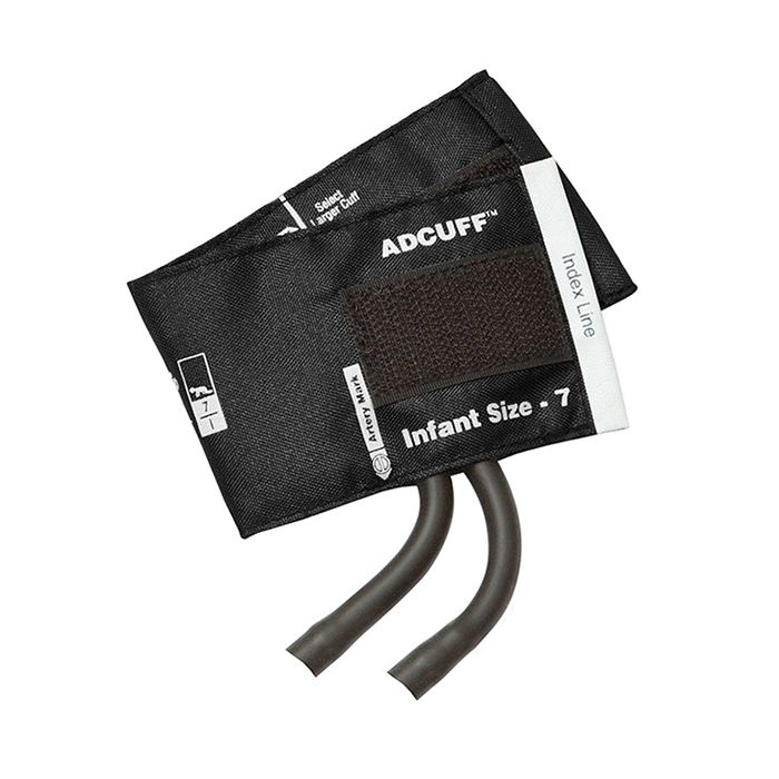 ADC Adcuff Cuff and Bladder with Two Tubes - Infant  Black