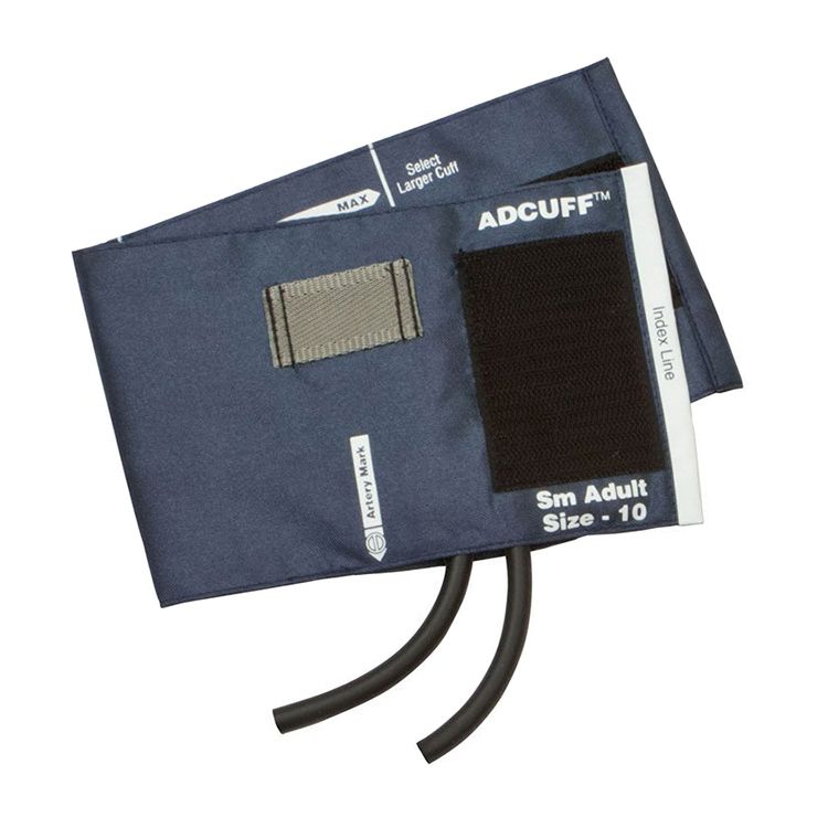 ADC Adcuff Cuff and Bladder with Two Tubes - Small Adult  Navy
