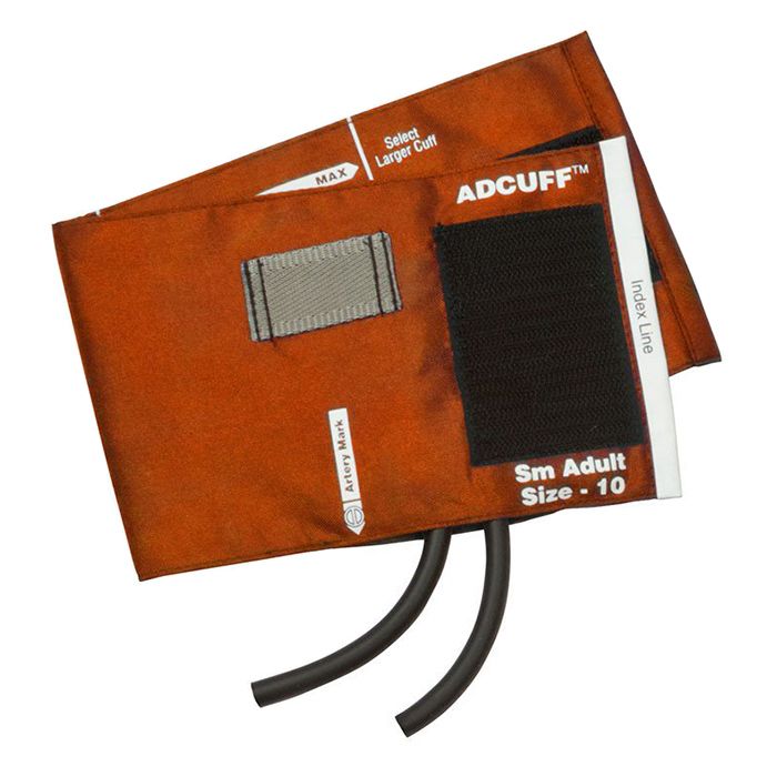ADC Adcuff Cuff and Bladder with Two Tubes - Small Adult  Orange