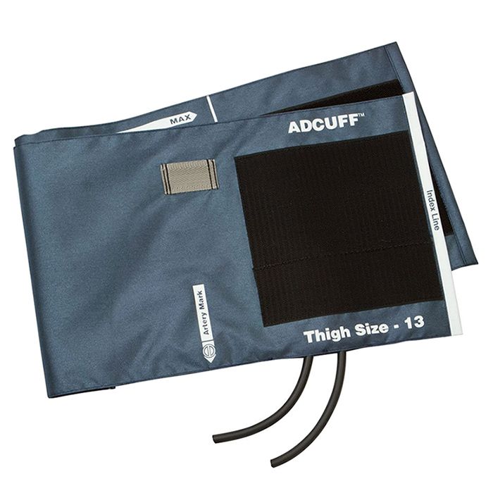 ADC Adcuff Cuff and Bladder with Two Tubes - Thigh  Navy
