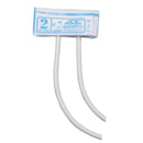 ADC Adcuff Neonatal SPU Cuff and Bladder with Luer Connector - Neonatal Size 2 (Light Blue) - 2 Tubes