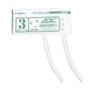 ADC Adcuff Neonatal SPU Cuff and Bladder with Luer Connector (10/Pkg)  Neonatal Size 3 (Green) - 2 Tubes