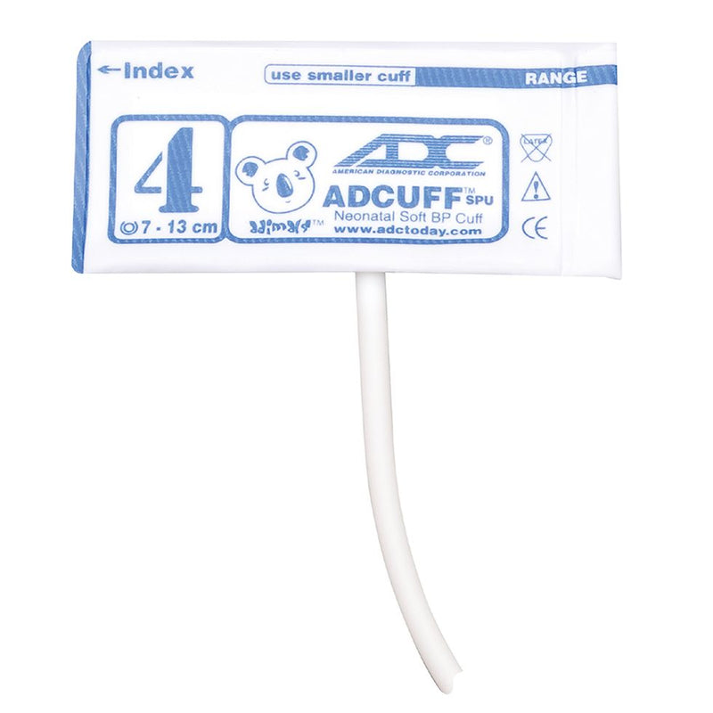 ADC Adcuff Neonatal SPU Cuff and Bladder with Luer Connector (10/Pkg)  Neonatal Size 4 (Navy) - 1 Tube