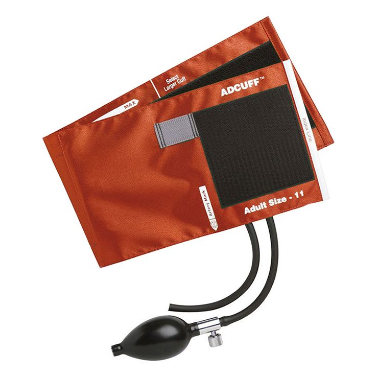 ADC Adcuff Sphygmomanometer Inflation System - Adult  Orange