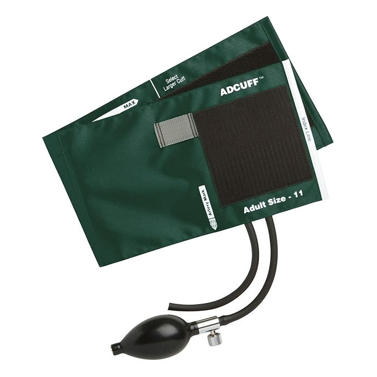 ADC Adcuff Sphygmomanometer Inflation System - Adult  Dark Green