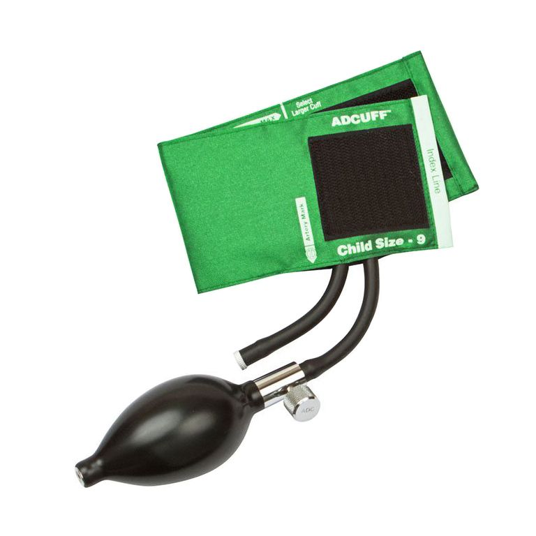 ADC Adcuff Sphygmomanometer Inflation System - Child  Green