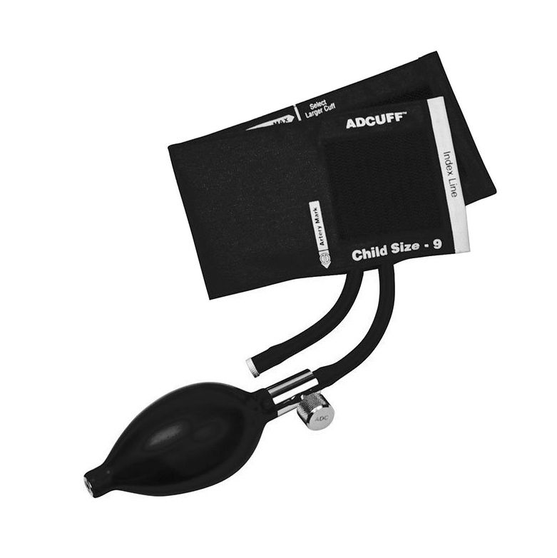 ADC Adcuff Sphygmomanometer Inflation System - Child  Black