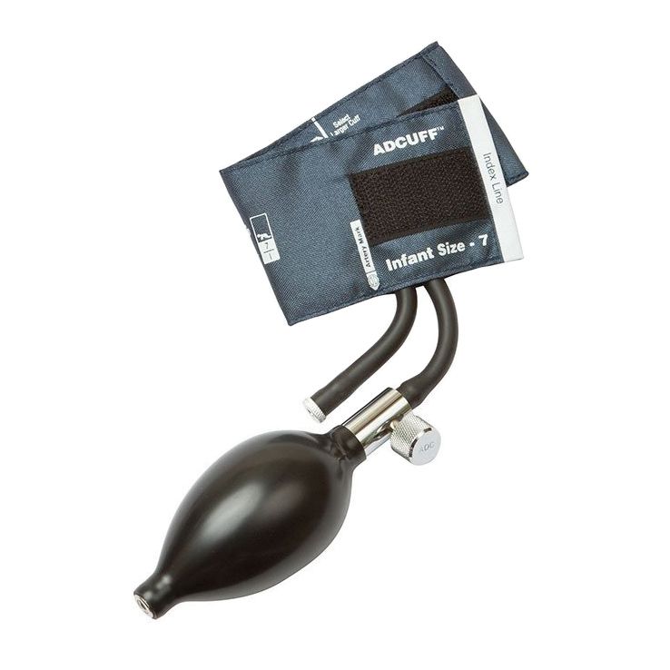 ADC Adcuff Sphygmomanometer Inflation System - Infant  Navy