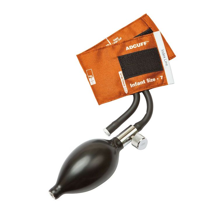 ADC Adcuff Sphygmomanometer Inflation System - Infant  Orange