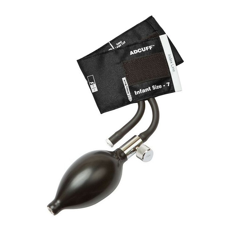 ADC Adcuff Sphygmomanometer Inflation System - Infant - Black